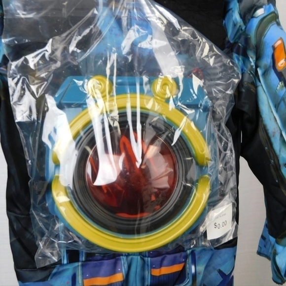 NWT Apex Legends Pathfinder Deluxe Kid's Muscle Halloween Costume Medium 7-8 New - Picture 5 of 11